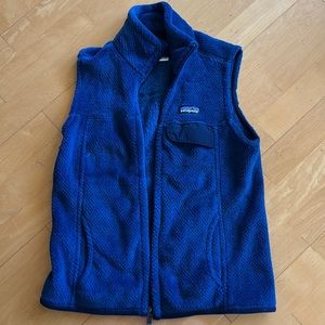 Patagonia fleece vest (navy) - small